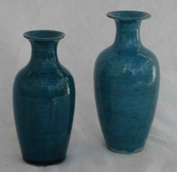 Kangxi, pair of blue vases - courtesy Glade Antiques